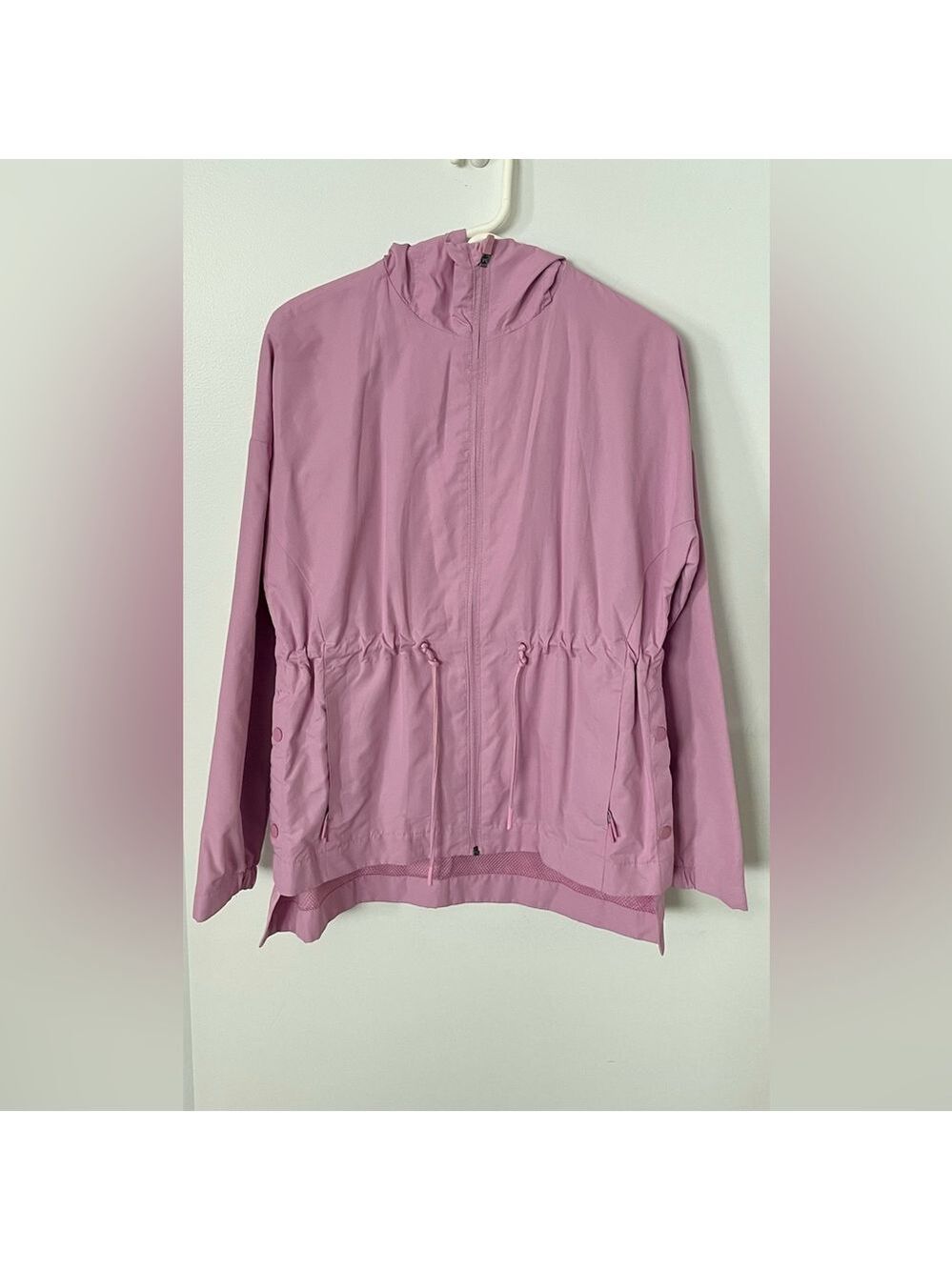 Champion Women’s Hooded Windbreaker Lilac Jacket Full Zip Size X-Small